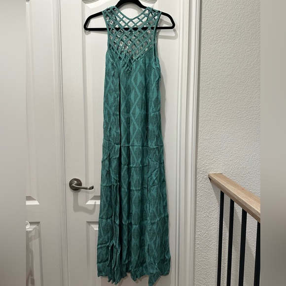 Manaola Hawaii Maxi Dress Upena Mauna Medium - Picture 4 of 4